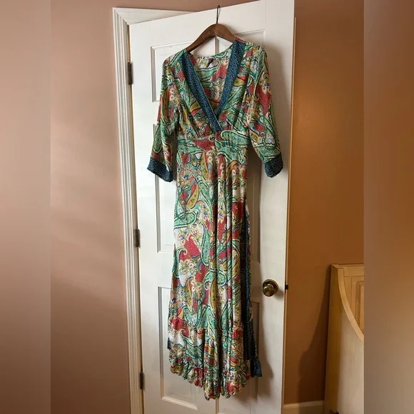 anthropology brown dress By Anthropologie One-Shoulder Slim Midi Dress